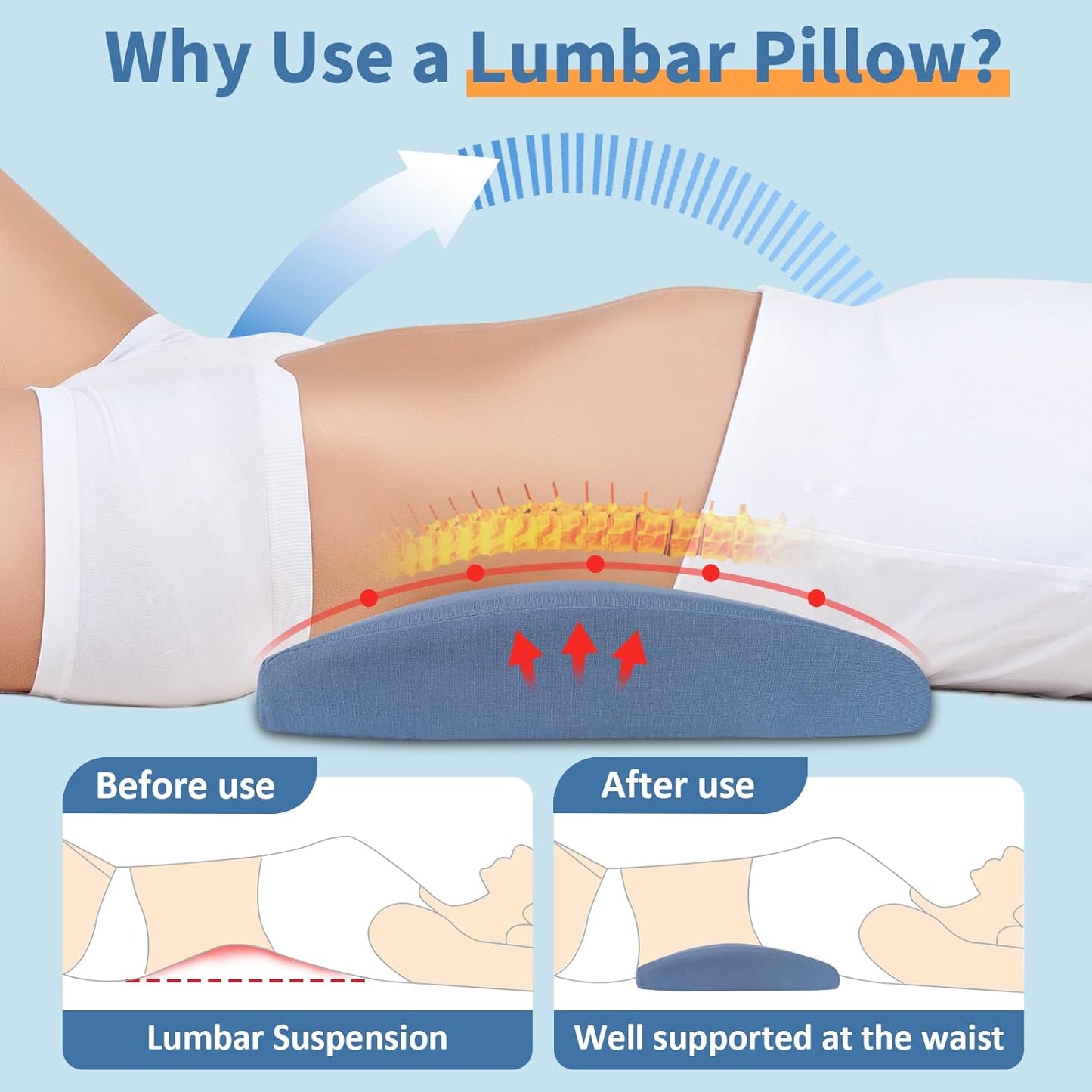 Lumbar Support Pillow 